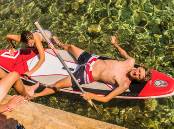 Paddle boarding cover