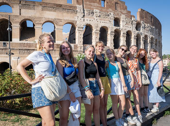 Bezoek aan het Colosseum Romecover