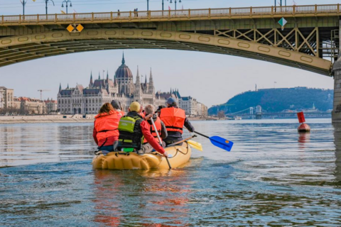 Raften op de Donaucover