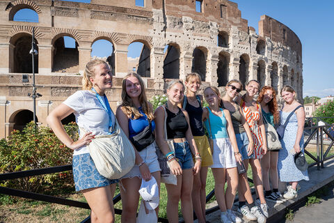 Bezoek aan het Colosseum Romecover