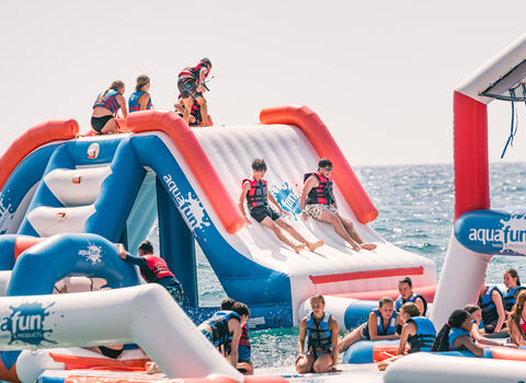 Aqua inflatable Park Lloretcover